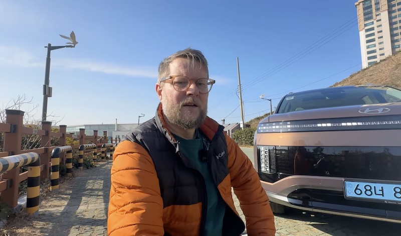 Rutger in Korea met de Ioniq 9